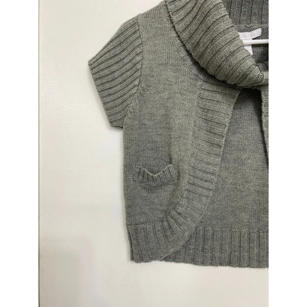 Charlotte Russe 90s Y2k Cableknit Turtleneck Short Sleeve Large Sweater